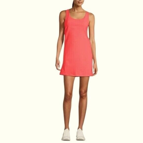 THE NORTH FACE Arque Hike Scoop Neck Racerback Dress Radiant Poppy Size XXL NEW - Picture 1 of 9